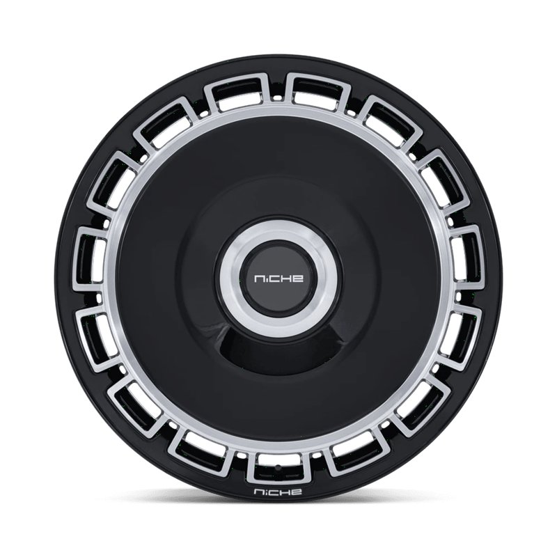 Niche Wheels | NC287 VENICE 24x10 ET30 - GLOSS BLACK W/ MACHINED FACE
