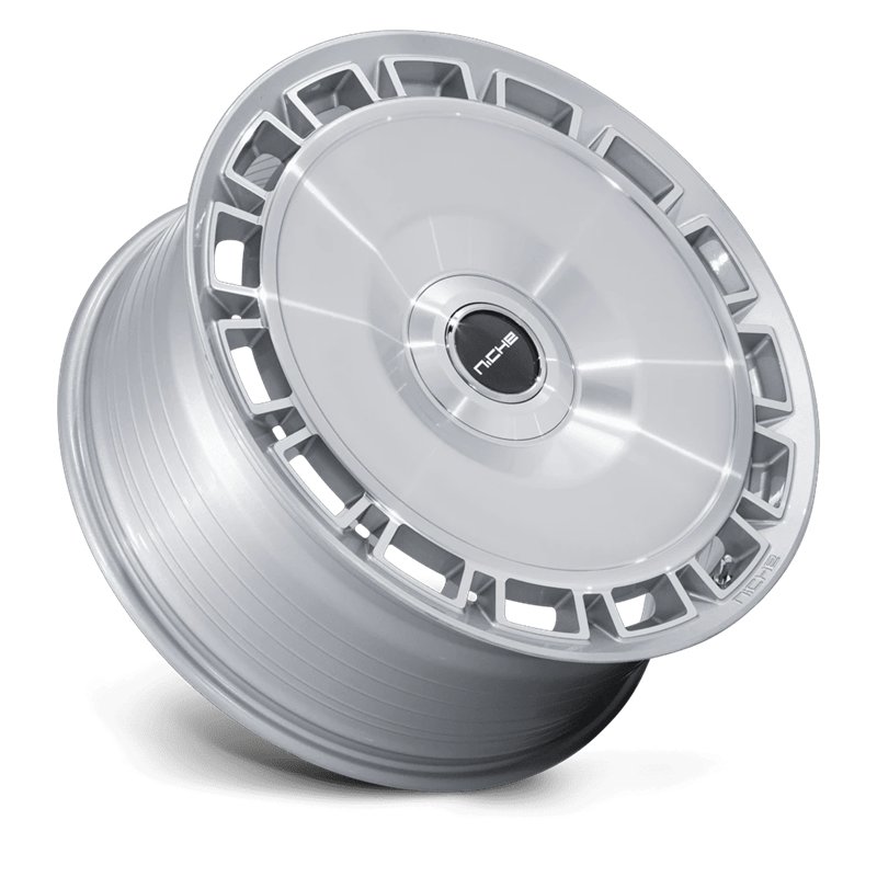Niche Wheels | NC287 VENICE 24x10 ET30 - GLOSS SILVER W/ MACHINED FACE