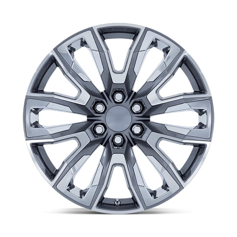 Performance Replicas | PR225 24x10 ET31 - GLOSS GUNMETAL MACH W/ CHR ACC