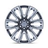Performance Replicas | PR225 24x10 ET31 - GLOSS GUNMETAL MACH W/ CHR ACC