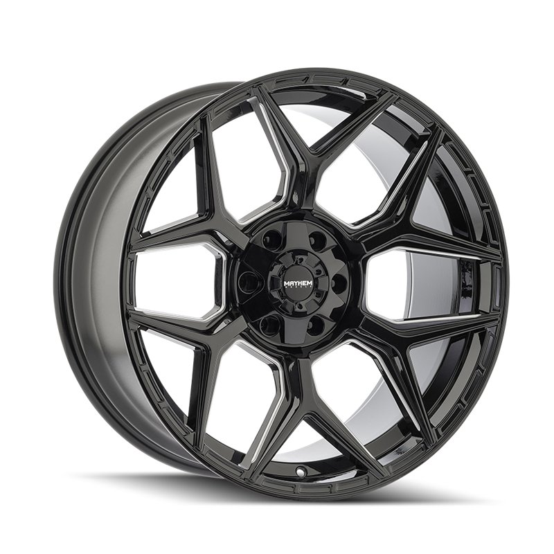 MAYHEM | VANQUISH 20x10 ET-19 - Gloss Black Milled