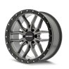 MAYHEM | VECTOR 17x9 ET18 - Matte Gunmetal Black Lip