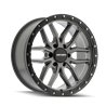MAYHEM | VECTOR 17x9 ET18 - Matte Gunmetal Black Lip