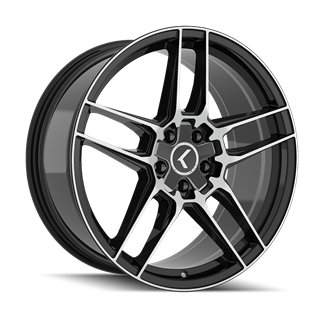 KRAZE | CONVERGE 19x8,5 ET30 - Black Machined