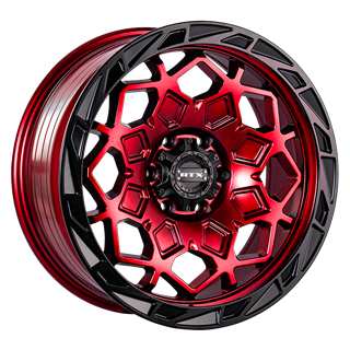 RTX | Spade 17x9.0 ET-15 - Candy Red Black Lip