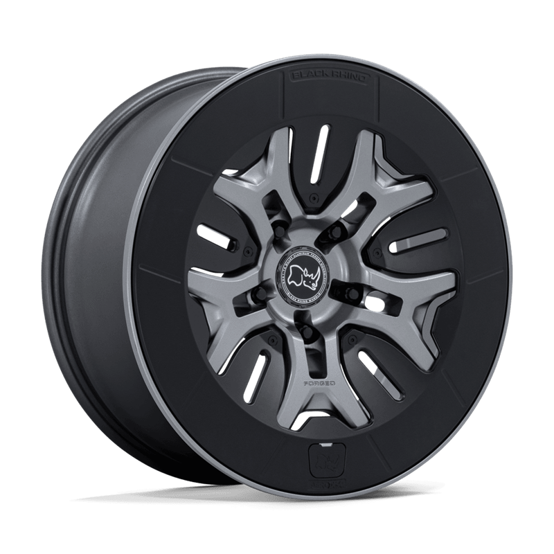 Black Rhino Hard Alloys | BR406 ROCKLEDGE 20x8.5 ET35 - MATTE GUNMETAL