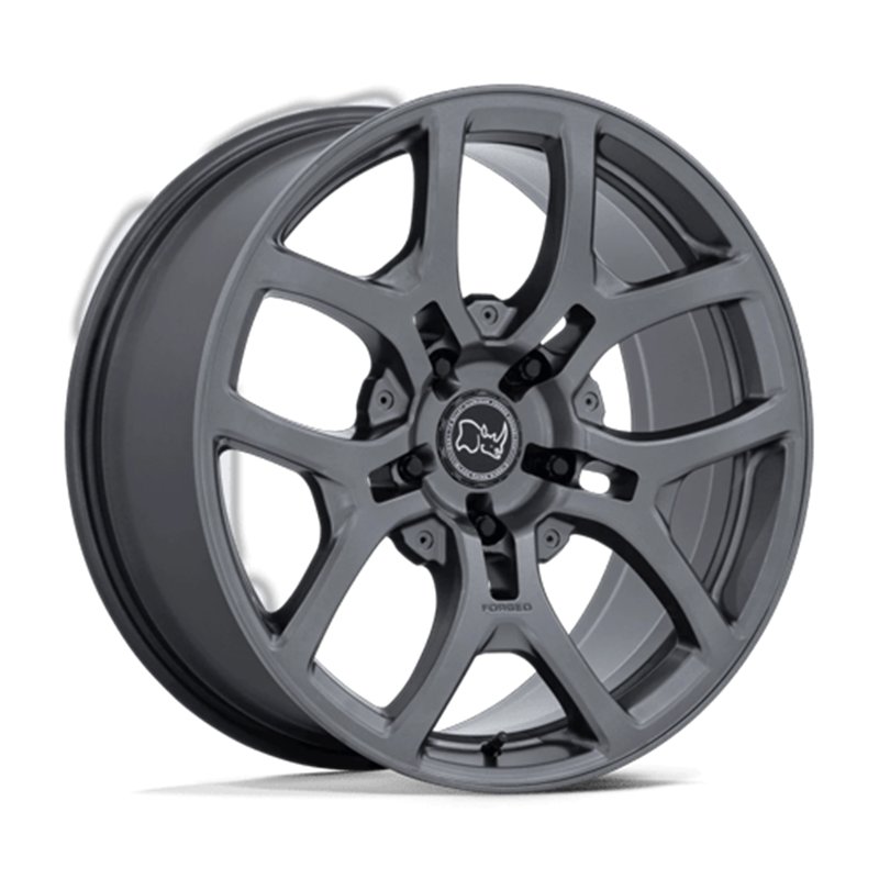 Black Rhino Hard Alloys | BR406 ROCKLEDGE 20x8.5 ET35 - MATTE GUNMETAL
