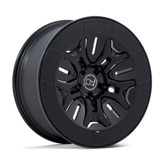 Black Rhino Hard Alloys | BR406 ROCKLEDGE 20x8.5 ET35 - MATTE BLACK
