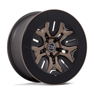 Black Rhino Hard Alloys | BR406 ROCKLEDGE 20x8.5 ET35 - MATTE BRONZE