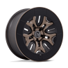 Black Rhino Hard Alloys | BR406 ROCKLEDGE 20x8.5 ET35 - MATTE BRONZE