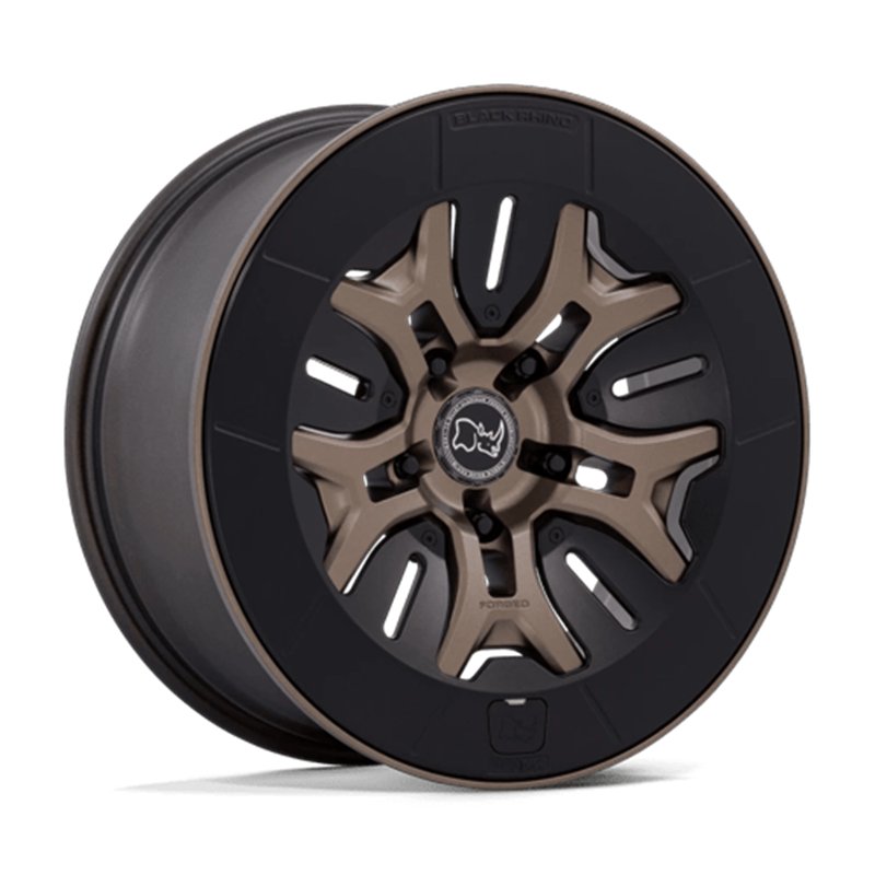 Black Rhino Hard Alloys | BR406 ROCKLEDGE 20x8.5 ET35 - MATTE BRONZE