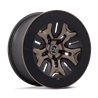 Black Rhino Hard Alloys | BR406 ROCKLEDGE 20x8.5 ET35 - MATTE BRONZE