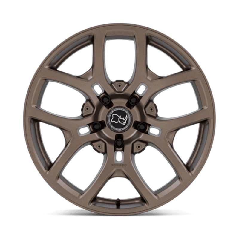 Black Rhino Hard Alloys | BR406 ROCKLEDGE 20x8.5 ET35 - MATTE BRONZE