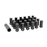 Rough Country | Wheel Lug Nut Kit - 12mm x 1.50 (24pc.) - Black - Chevrolet / Ford / GMC / Hummer / Jeep / Toyota 1990-2022 R...