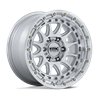 KMC | KM556 CRUX 17x8.5 ET25 - GLOSS SILVER W/ MACHINED FACE