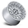 KMC | KM556 CRUX 17x8.5 ET25 - GLOSS SILVER W/ MACHINED FACE