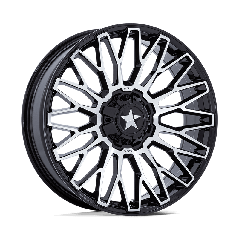 MSA Offroad | M50 CLUBBER 15x7.0 ET10 - GLOSS BLACK MACHINED