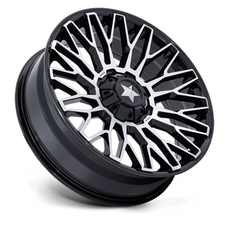 MSA Offroad | M50 CLUBBER 20x7.0 ET0 - GLOSS BLACK MACHINED