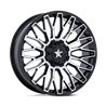 MSA Offroad | M50 CLUBBER 24x7.0 ET0 - GLOSS BLACK MACHINED