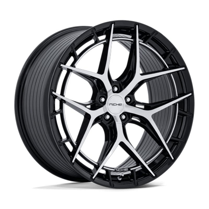 Niche Wheels | NC286 RIVIERA 20x10.5 ET38 - GLOSS BLACK MACHINED