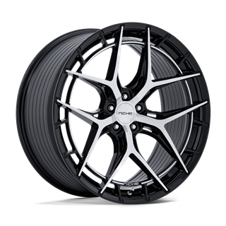 Niche Wheels | NC286 RIVIERA 22x10.5 ET38 - GLOSS BLACK MACHINED
