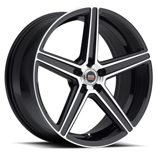 SPEC-1 RACING | SP-8 20x9 ET35 - Gloss Black Machined