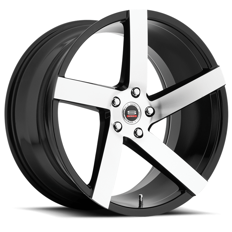 SPEC-1 RACING | SPM-80 20x9 ET35 - Gloss Black Machined