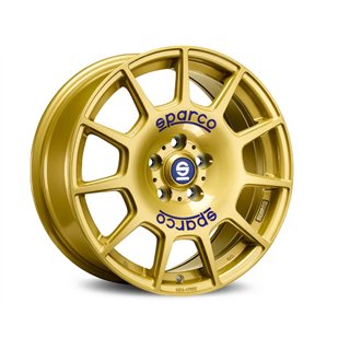 SPARCO | Terra 17x7.5 ET45 - Rally Gold Black Lettering