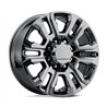 Performance Replicas | PR207 22x8.5 ET44 - GLOSS BLACK W/ MACHINED FACE