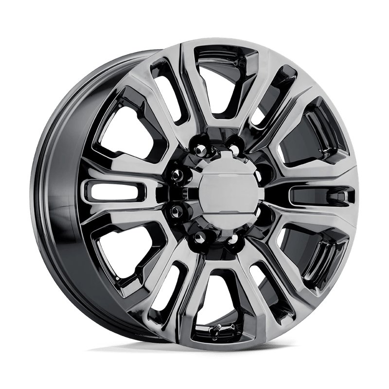 Performance Replicas | PR207 20x8.5 ET47 - GLOSS BLACK W/ MACHINED FACE