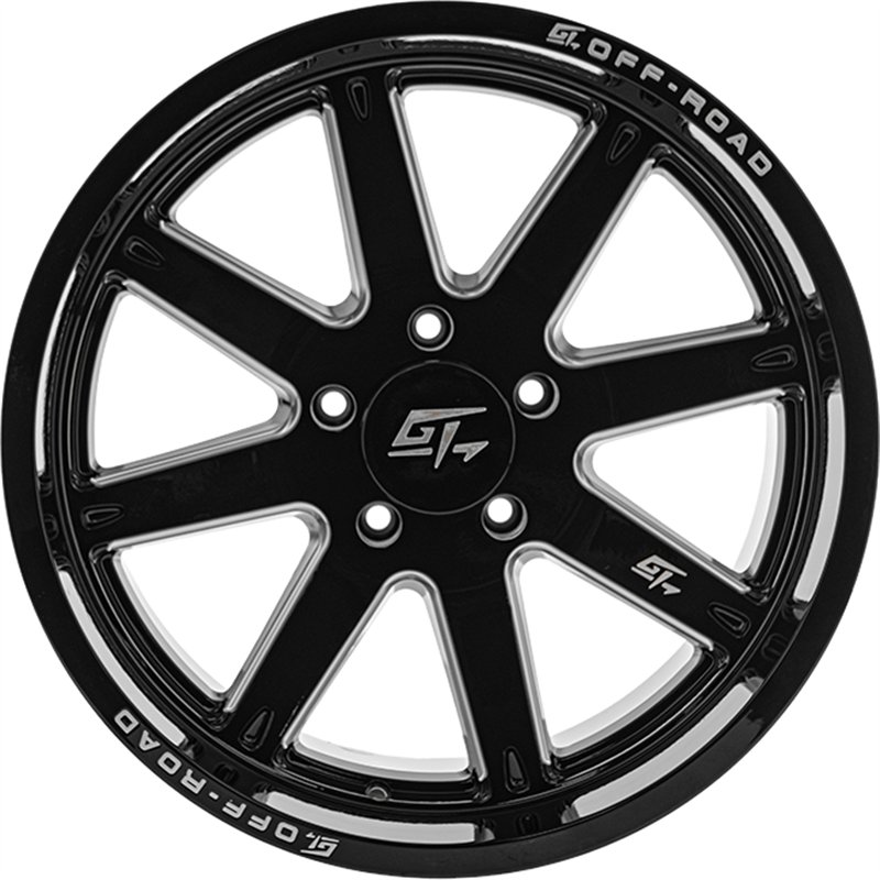 GT OFFROAD | INVASION 22x12 ET-44 - Matte Black