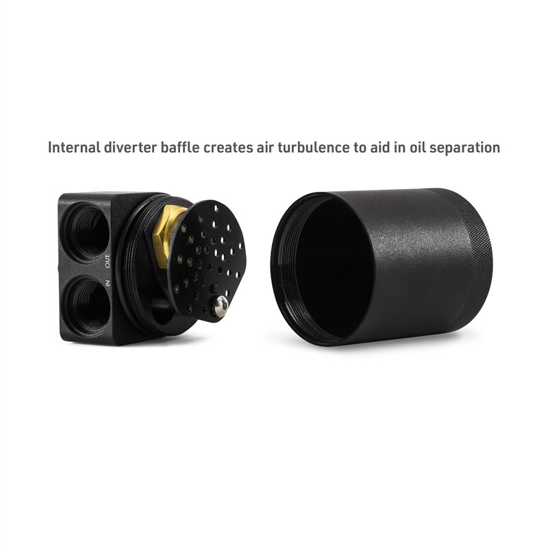 Mishimoto | Baffled Oil Catch Can Kit, fits Ram 1500 3.0L Hurricane 2025+ - Ram 1500 3.0T 2025-2026