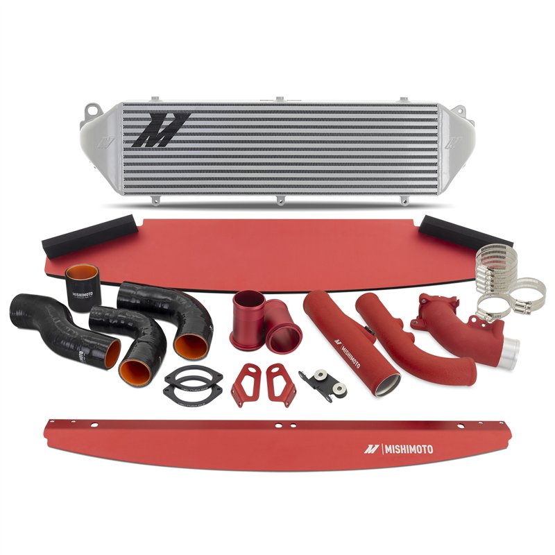 Mishimoto | Intercooler Kit, Silver/Red, fits Toyota GR Corolla 2023+ - GR Corolla 1.6T 2023-2025