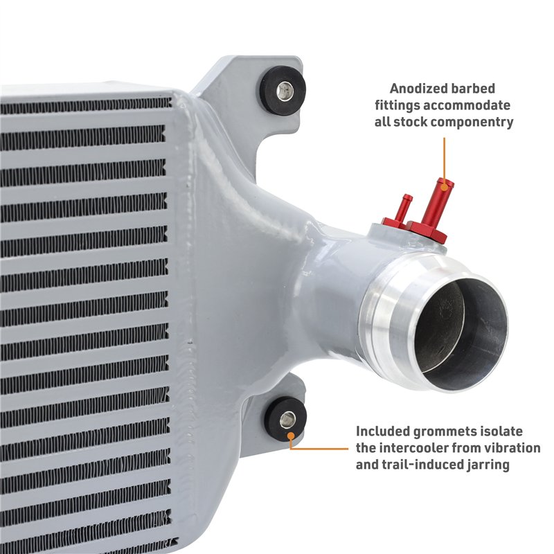 Mishimoto | Intercooler, Silver, fits Toyota Tacoma 2024+ - Land Cruiser / Tacoma 2.4T 2024-2026