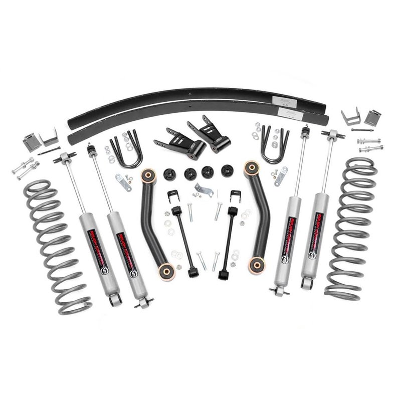 Rough Country | Suspension Lift Kit w/Shocks - Cherokee 1984-2001