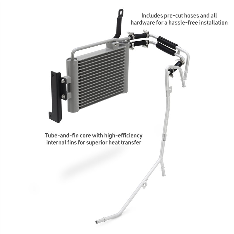 Mishimoto | Transmission Cooler, Silver, fits Toyota 4Runner 2010-2024 - 4Runner 4.0L 2010-2024