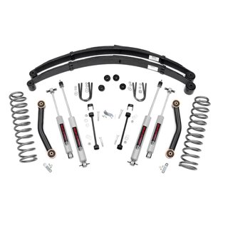 Rough Country | Suspension Lift Kit w/Shocks - Cherokee 1984-2001 Rough Country Lift Kits