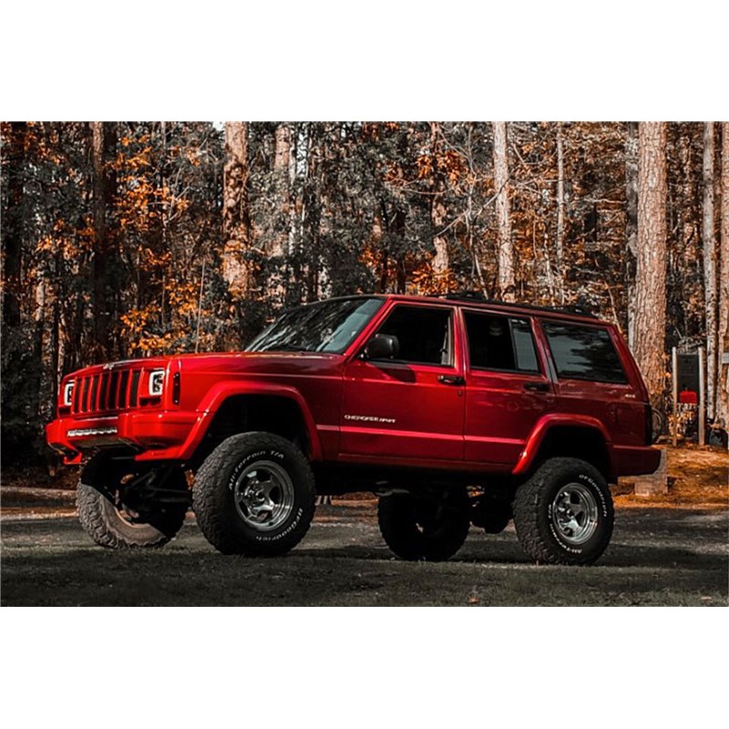 Rough Country | Suspension Lift Kit w/Shocks - Cherokee 1984-2001