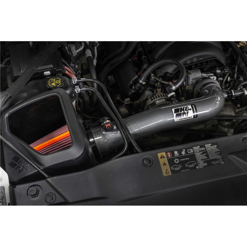 K&N | NextGen Aluminum Cold Air Intake – CHEV/GMC 1500 V8 5.3/6.2L F/I - Cadillac / Chevrolet / GMC 2014-2020
