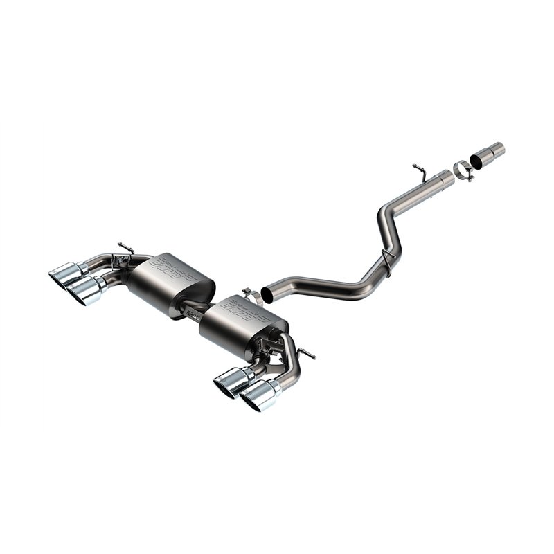 Borla | Cat-Back Exhaust Sytem - S-Type - Golf R 2.0T 2022-2025