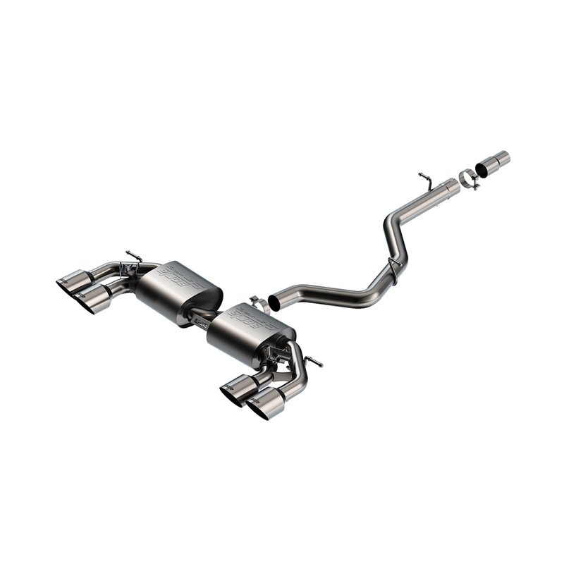 Borla | Cat-Back Exhaust Sytem - S-Type - Golf R 2.0T 2022-2025