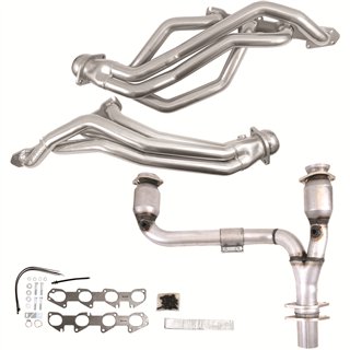BBK | 1-3/4 LONG TUBE HEADERS PLUS Y PIPE (SILVER CERAMIC) - Ram 1500 / Classic 5.7L 2009-2024