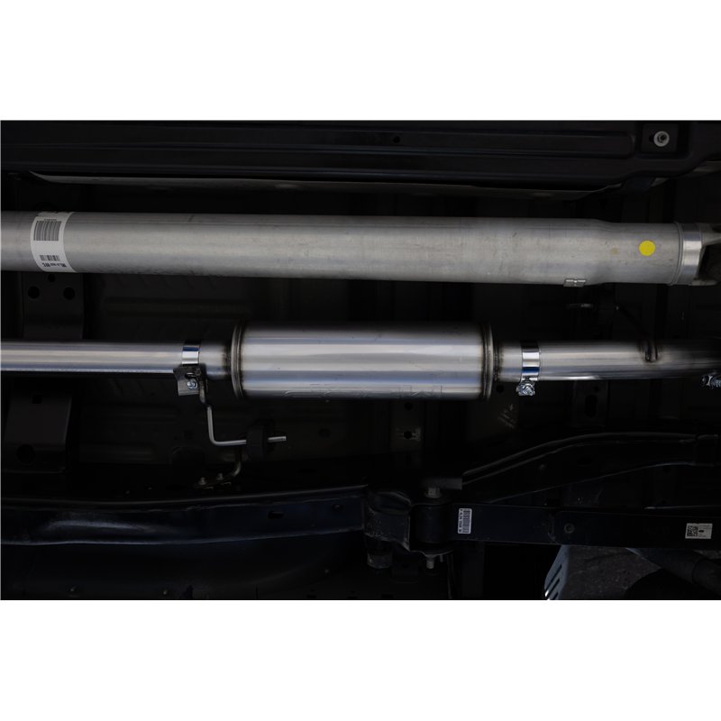 MBRP | 3-inch Cat-Back, Dual Side Exit, BLK - F-150 2.7T / 3.5T / 5.0L 2021-2026