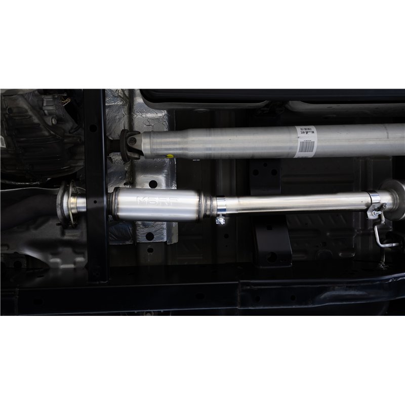 MBRP | 3-inch Cat-Back, Dual Side Exit, BLK - F-150 2.7T / 3.5T / 5.0L 2021-2026