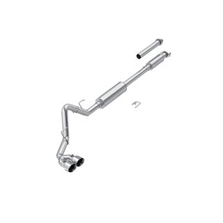 MBRP | 3-Inch Cat-Back, Passenger Side, Dual Outlet, T304 - F-150 2.7T / 3.5L / 5.0L 2015-2020