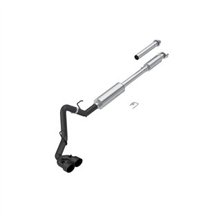 MBRP | 3-Inch Cat-Back, Passenger Side, Dual Outlet, BLK - F-150 2.7T / 3.5L / 5.0L 2015-2020