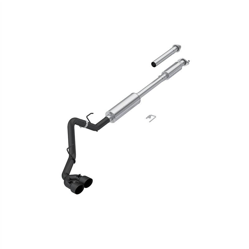 MBRP | 3-Inch Cat-Back, Passenger Side, Dual Outlet, BLK - F-150 2.7T / 3.5L / 5.0L 2015-2020