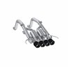 MBRP | 3in Axle-Back, Quad Rear Exit, Active, T304 with CF Tips. - Corvette 6.2L 2014-2019