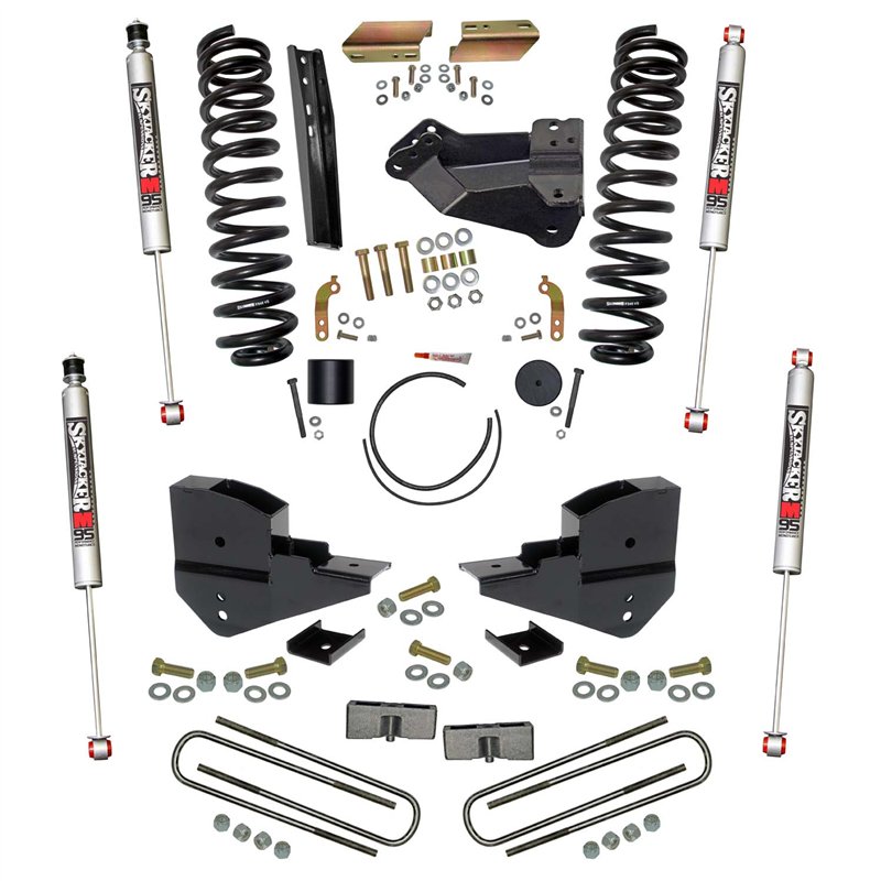 Skyjacker | 4 In. Suspension Lift Kit With Front Coils, Rear Blocks, Monotube Shocks - F-250 / F-350 6.7L 2023-2025