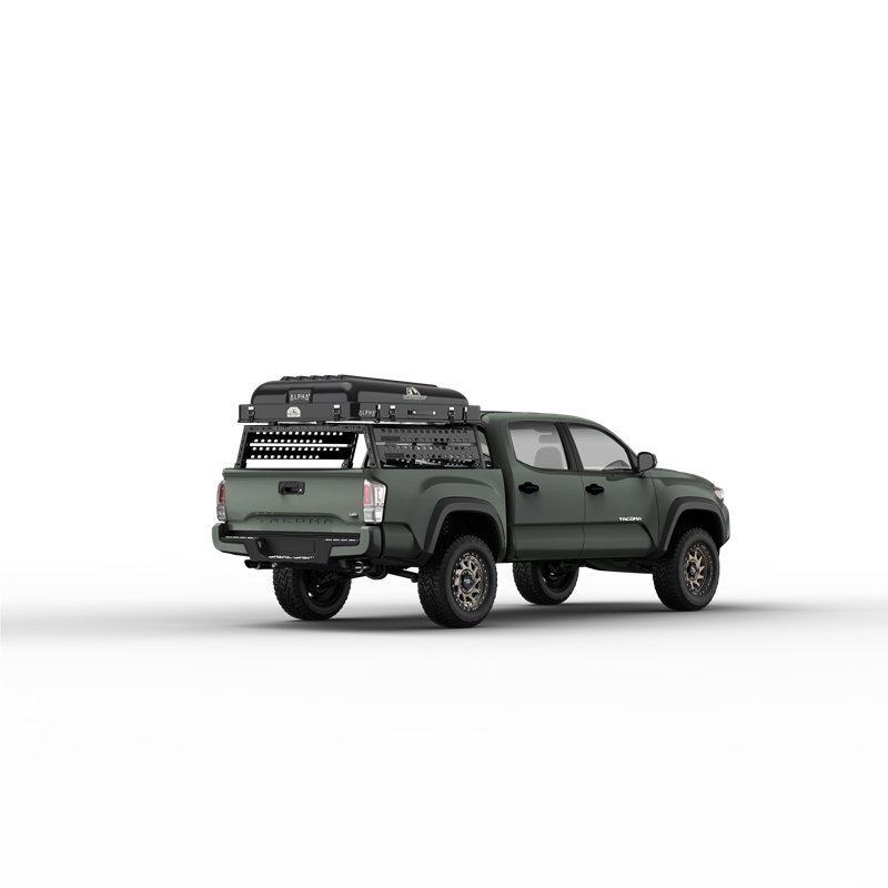 Tuff Stuff Overland | Alpha™ II Hard Top Side Open Tent, Black, 2 Person